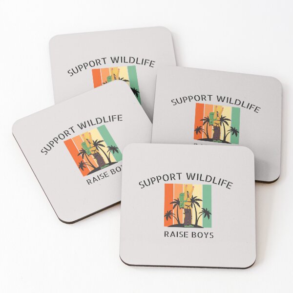Item preview, Support Wildlife Raise Boys - Funny hiking mom Quote designed and sold by unique things.