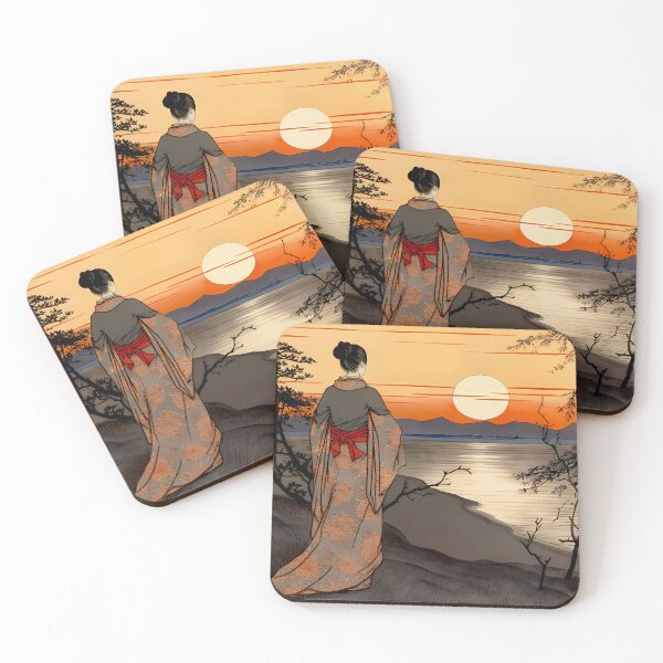 Item preview, Japanese Ukyo-e art , Watching The Sunset designed and sold by Custom Gift Design .
