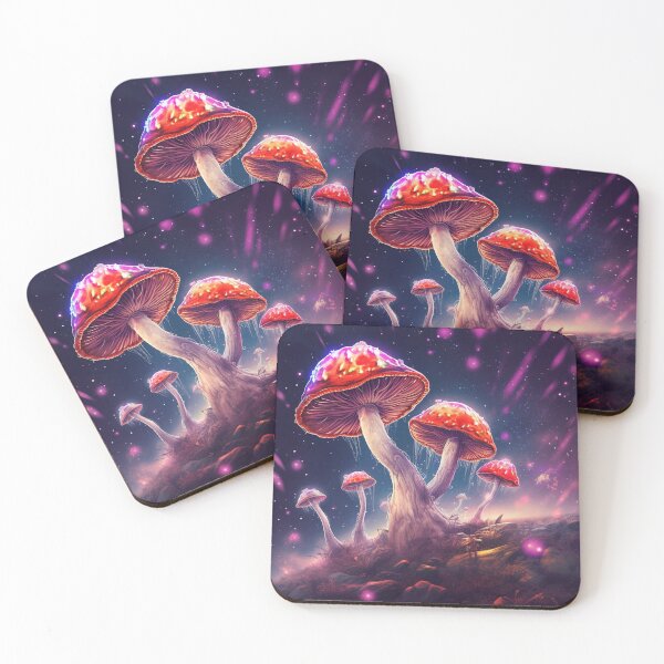 Item preview, Trippy Mushrooms #1 designed and sold by mushroomartshop.