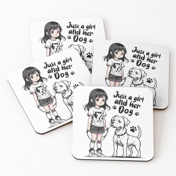 Item preview, Just a girl and her dog   designed and sold by AD Design.