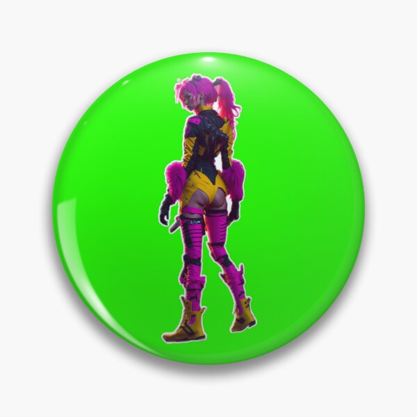 Item preview, Anime Cyberpunk Woman Neon Pink designed and sold by Dragoncc.