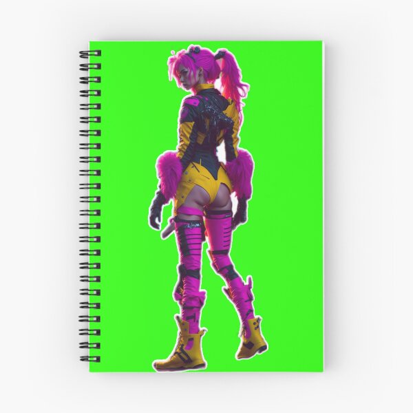 Item preview, Anime Cyberpunk Woman Neon Pink designed and sold by Dragoncc.