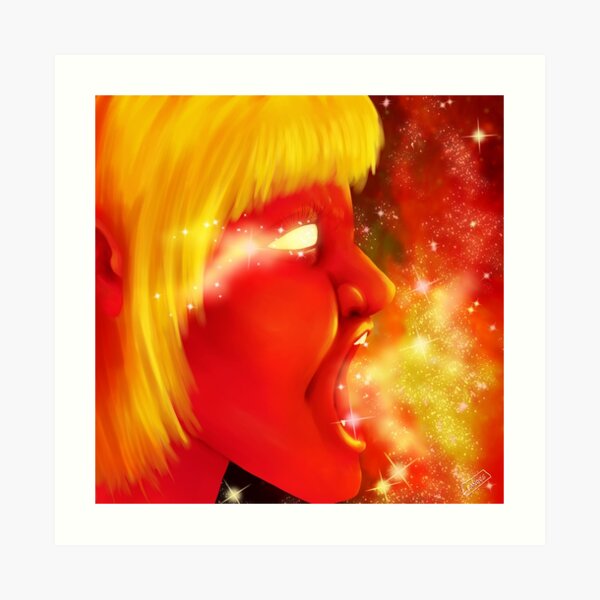 Screaming at the Stars Art Print