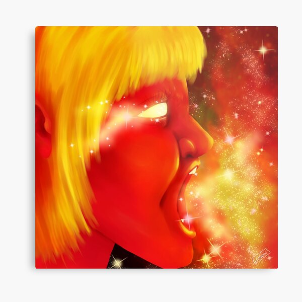 Screaming at the Stars Metal Print