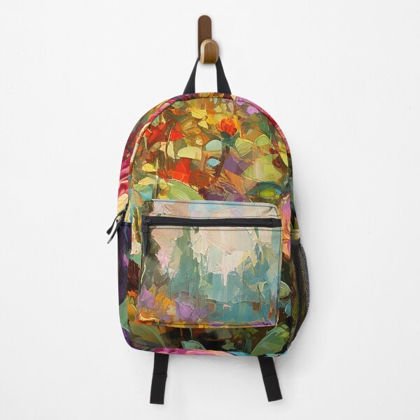 Item preview, Rose garden - impressionism painting 1 designed and sold by Red Witch Art.
