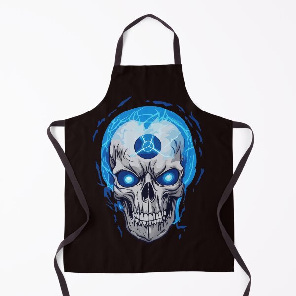 Item preview, blue electric skull  designed and sold by jkrphoto.
