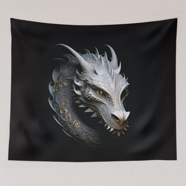 Item preview, Noble Dragon In Filigree designed and sold by AdrianGrosu.