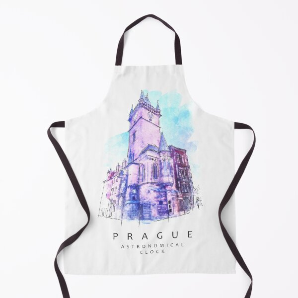 Item preview, Prague Astronomical Clock in Watercolor and Ink Sketching designed and sold by ShubhankarK.
