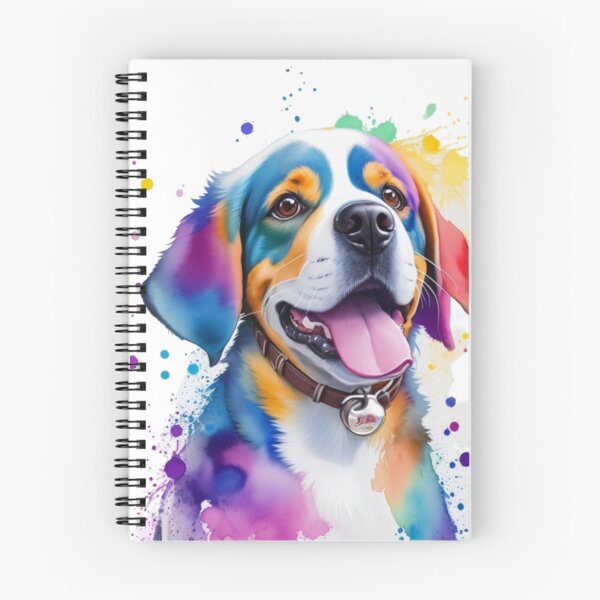 Artikelvorschau, Aquarell lustiger Hund entworfen und verkauft von Artlayer.