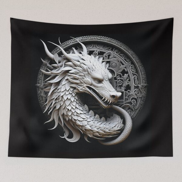 Item preview, Noble Dragon In Filigree designed and sold by AdrianGrosu.