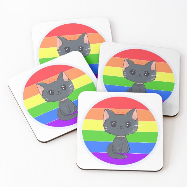 Item preview, Pride Cat - Queer LGBT Gay Pride Sticker designed and sold by Zoostickery.