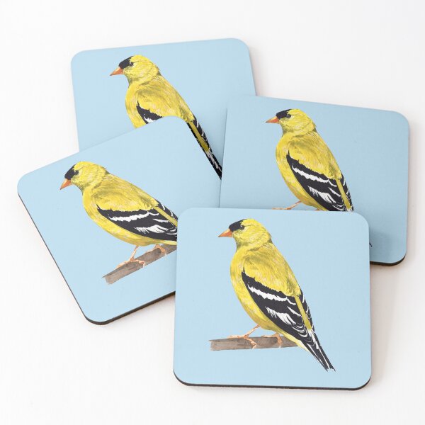 Item preview, AMERICAN GOLDFINCH-Spinus tristis designed and sold by BEATRIZ ABAITUA.