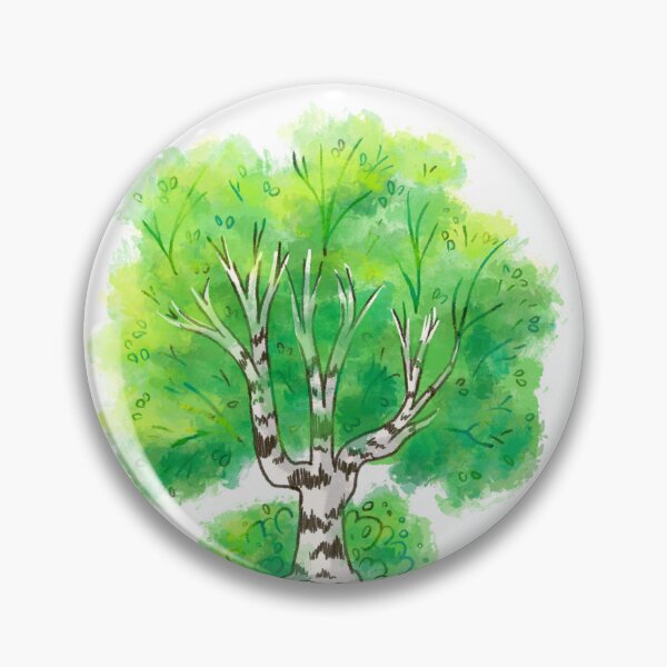 Item preview, Birch Tree Sticker designed and sold by HoneyBrieeeArt.