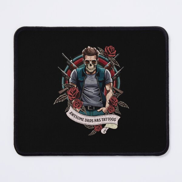 Item preview, Tattooed dads, cool dads, old school tattoo. Ink style designed and sold by Tee-Craftify.