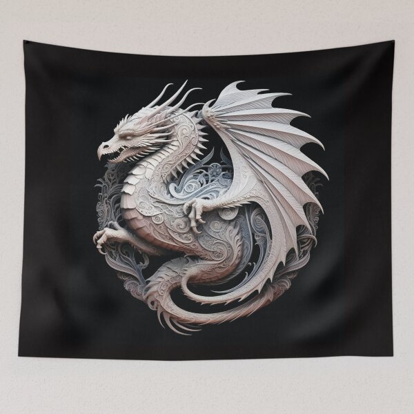 Item preview, Noble Dragon In Filigree designed and sold by AdrianGrosu.