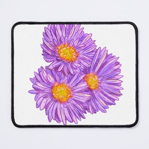 Item preview, New England Asters Sticker designed and sold by HoneyBrieeeArt.