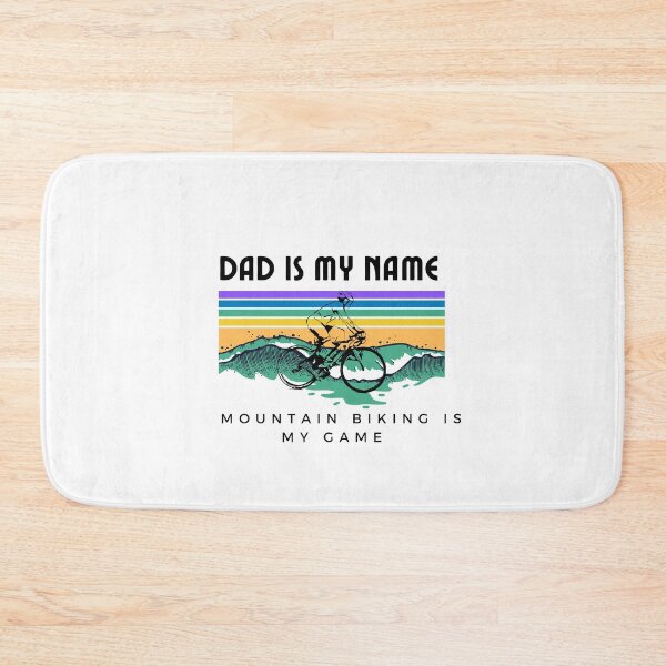 Item preview, Dad Biking Shirt/ Cute Dad Mountain Bike Gift/ Dad Is My Name Mountain Biking Is My Game designed and sold by unique things.
