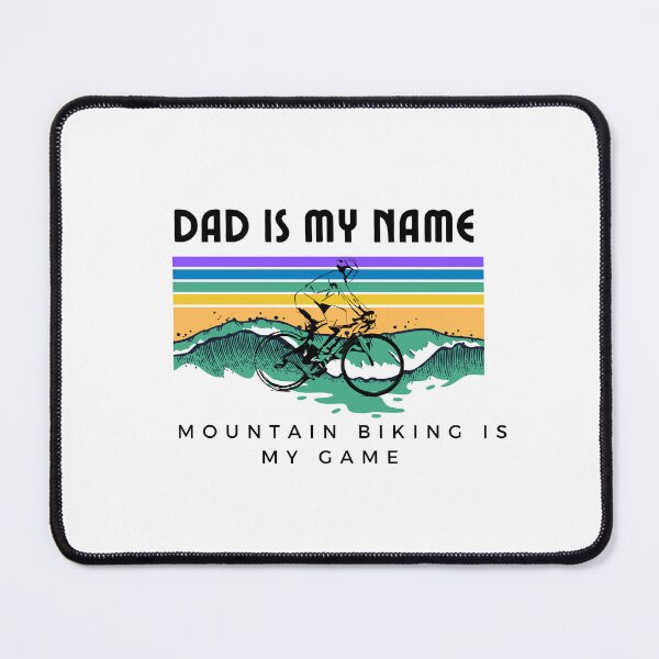 Item preview, Dad Biking Shirt/ Cute Dad Mountain Bike Gift/ Dad Is My Name Mountain Biking Is My Game designed and sold by unique things.