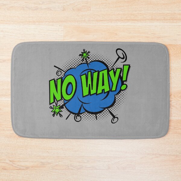 Item preview, No Way! Cartoon Bubble designed and sold by cooldesigns2022.