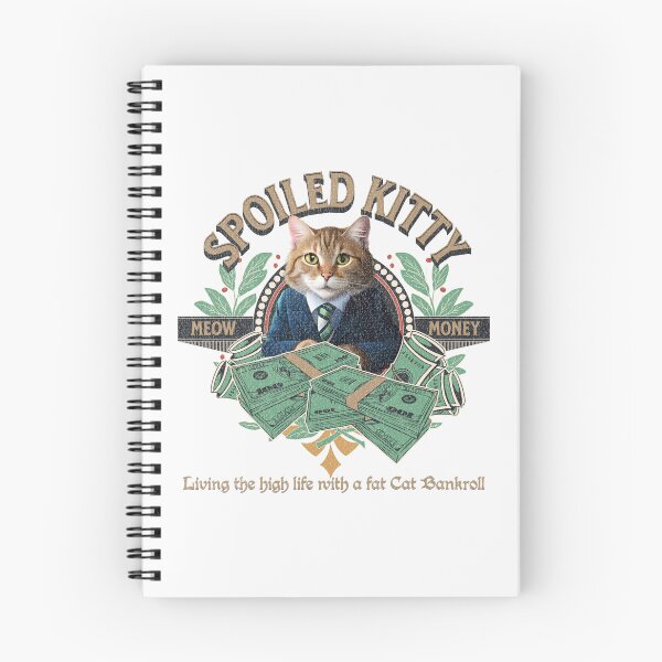 Item preview, Spoiled kitty, fanny cat, cute and elegant cat designed and sold by Tee-Craftify.
