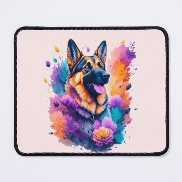 Item preview, german shepherd dog by Flowers and Leaves designed and sold by shokA Design.