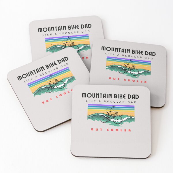 Item preview, Mountain Bike Dad Like A Regular dad But Cooler - Dad Biking Shirt/ Cute Dad Mountain Bike Gift designed and sold by unique things.