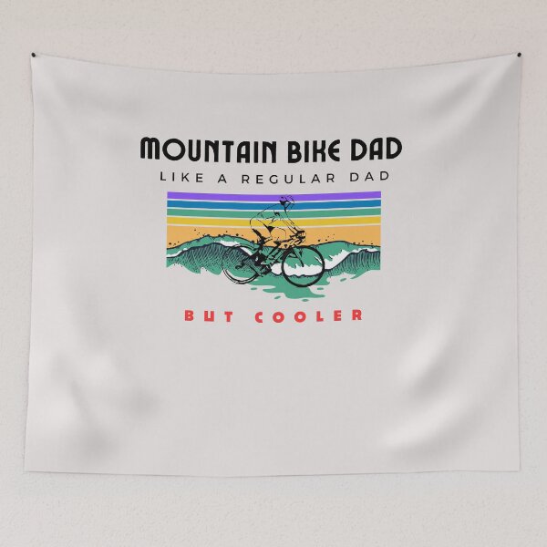 Item preview, Mountain Bike Dad Like A Regular dad But Cooler - Dad Biking Shirt/ Cute Dad Mountain Bike Gift designed and sold by unique things.