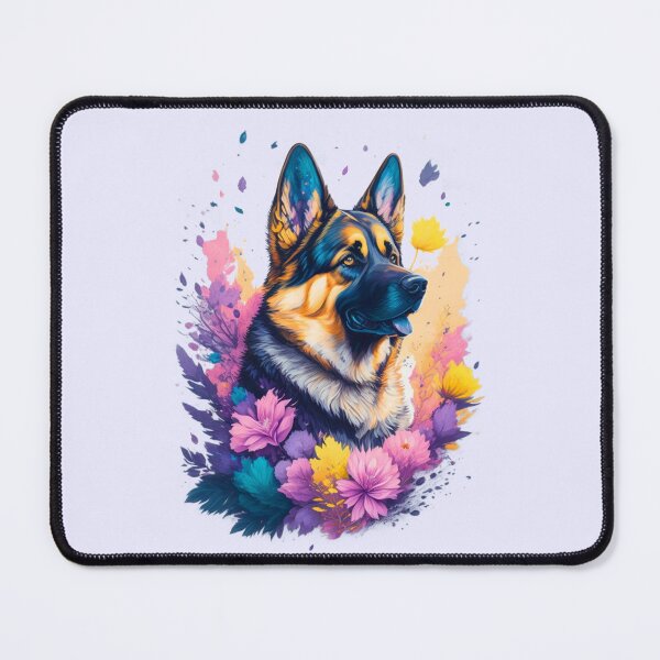 Item preview, german shepherd dog by Flowers and Leaves designed and sold by shokA Design.