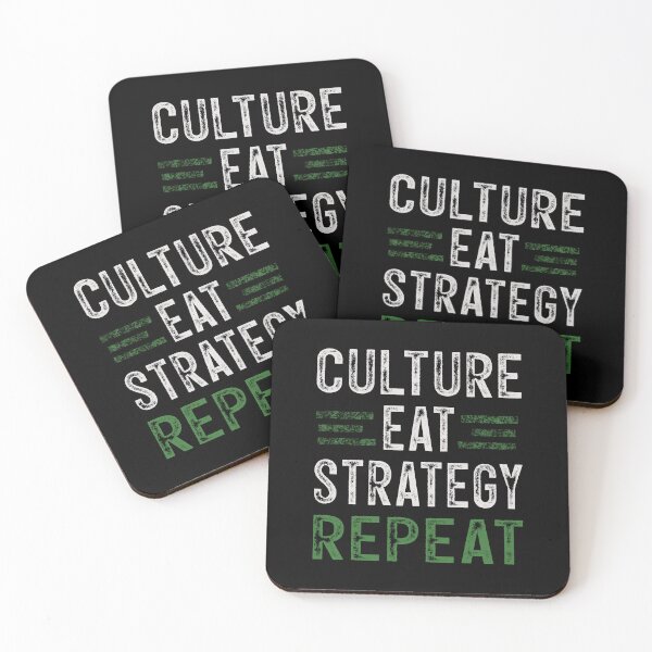 Item preview, Culture Eat Strategy Repeat designed and sold by bettercolors.