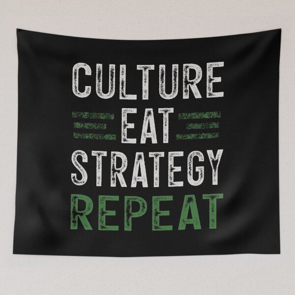 Item preview, Culture Eat Strategy Repeat designed and sold by bettercolors.