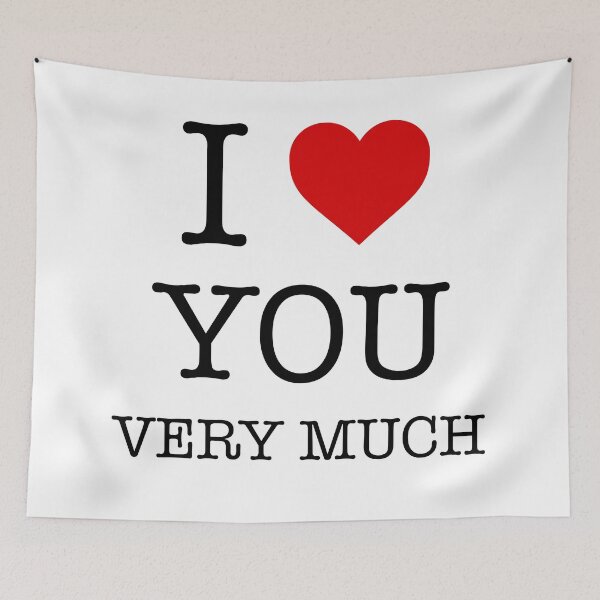Item preview, I Love You Very Much - I Heart You Very Much designed and sold by AleksanderLamek.
