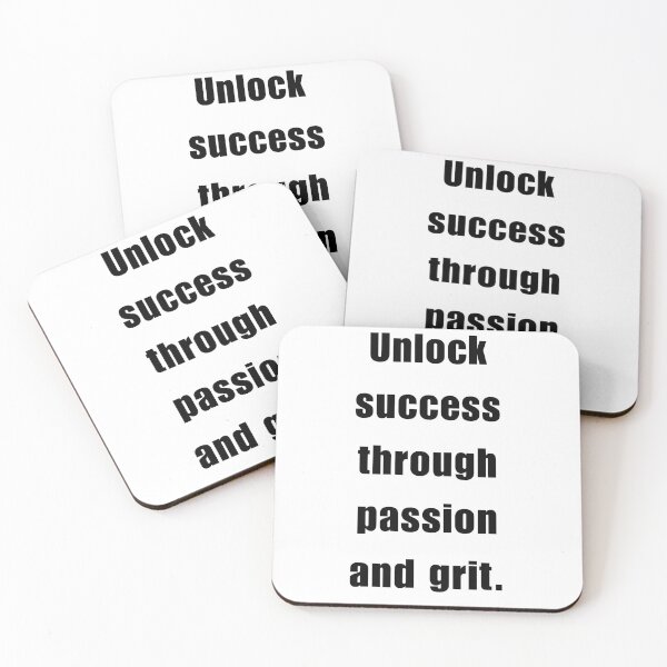 Item preview, Unlock success through Passion and Grit designed and sold by bettercolors.