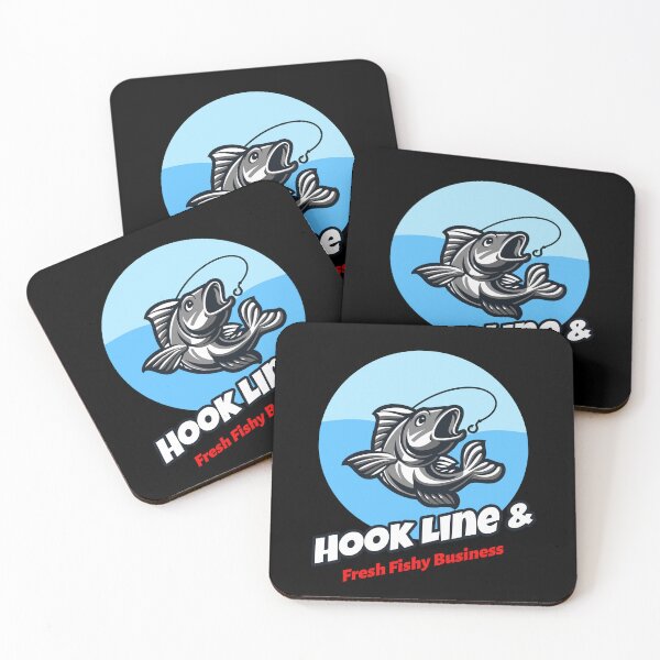 Item preview, Fishing "HooK Line &" "Fresh Fishy Business" designed and sold by THEME ART.