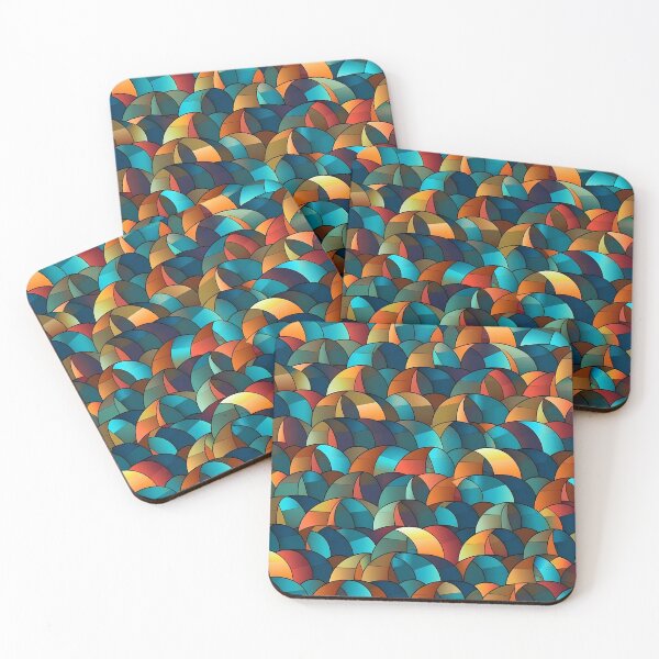 Item preview, Contemporary Pattern with Bold Colours designed and sold by MTJ-Mushrooms.