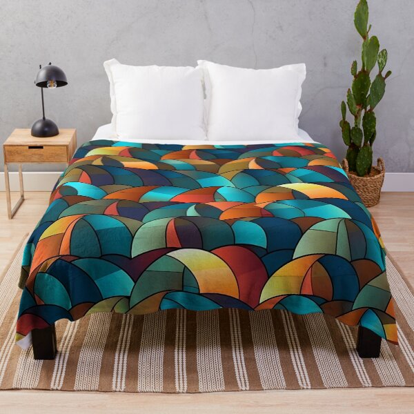 Item preview, Contemporary Pattern with Bold Colours designed and sold by MTJ-Mushrooms.