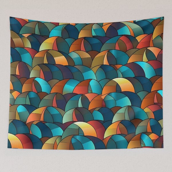 Item preview, Contemporary Pattern with Bold Colours designed and sold by MTJ-Mushrooms.