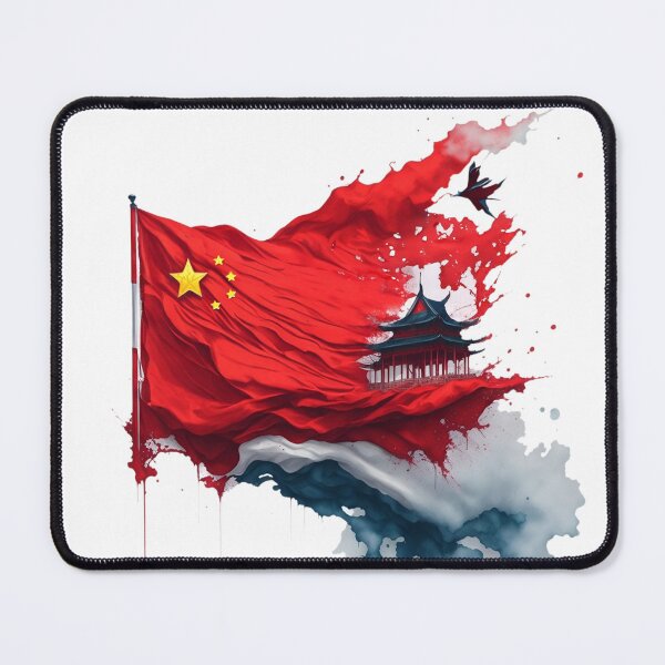 Item preview, Chinese flag splash art designed and sold by Dr-Kane.