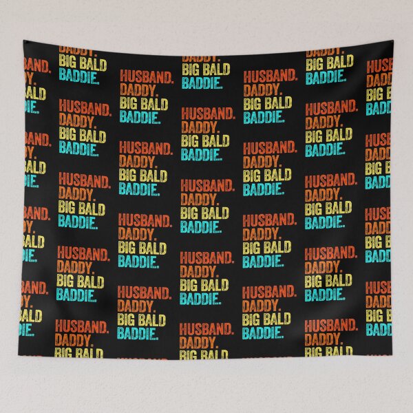 Item preview, HUSBAND DADDY BIG BALD BADDIE baldie fathers day birthday designed and sold by w1ckerman.