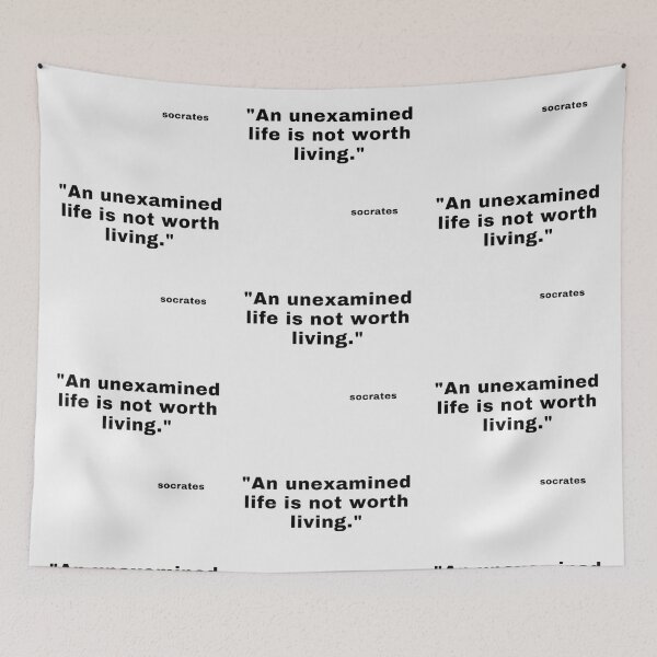 Item preview, An unexamined life is not worth living designed and sold by Space Explorer  Emporium.