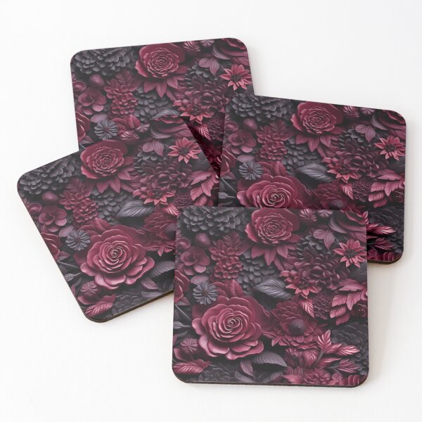 Item preview, 3D Burgundy Flower designed and sold by LittleLadyMD.