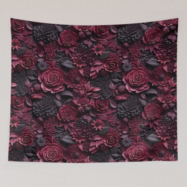 Item preview, 3D Burgundy Flower designed and sold by LittleLadyMD.
