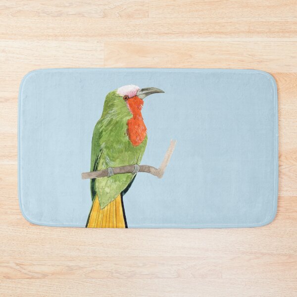 Item preview, RED BEARDED BEE EATER-Nyctyornis amictus designed and sold by BEATRIZ ABAITUA.
