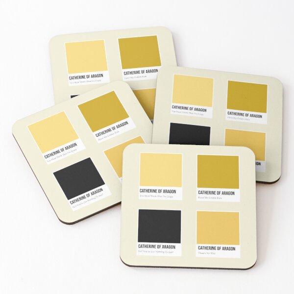 Item preview, Catherine of Aragon Pantones designed and sold by BlackwellNY.