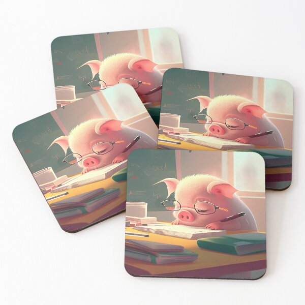 Item preview, Learning Pig designed and sold by Wallbreaker Pig.
