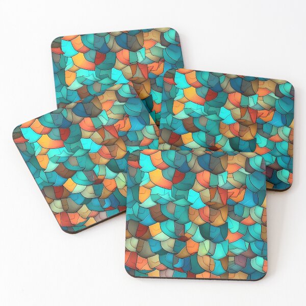 Item preview, Contemporary Pattern with Bold Colours designed and sold by MTJ-Mushrooms.