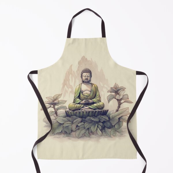 Item preview, Buddha meditating in nature designed and sold by DreamscapePixel.