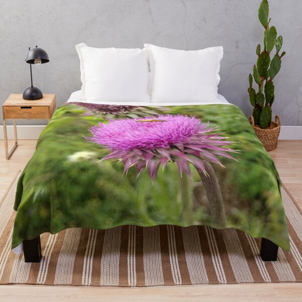 Item preview, Thistle Blossoms With A Bug Crawling On Them designed and sold by Mothe3rd.