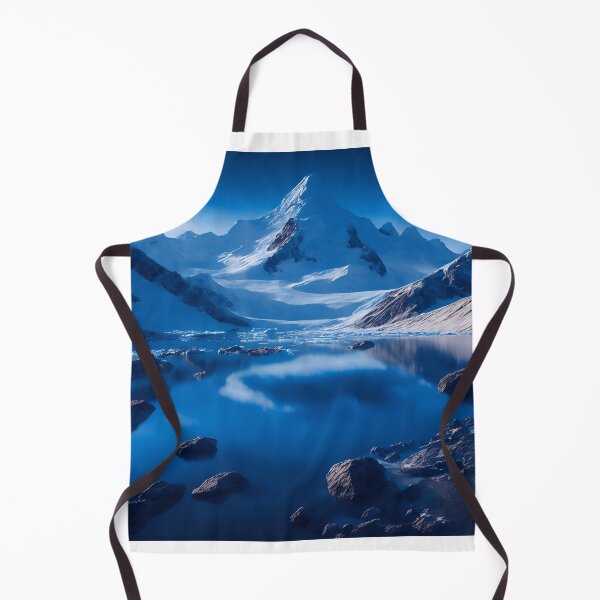 Item preview, Glacial Landscapes With a Distant Mountain Range or Hill, Ai Generated Art designed and sold by AiGens.