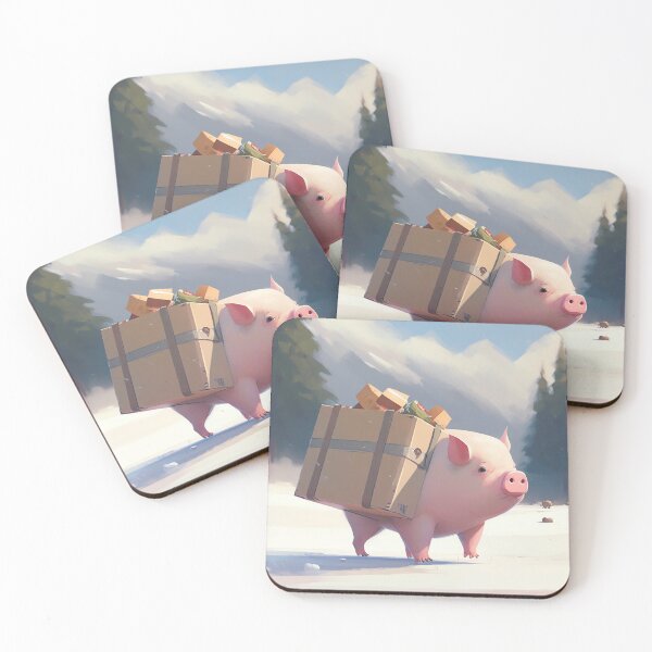 Item preview, Brave Piglet's Quest designed and sold by Wallbreaker Pig.