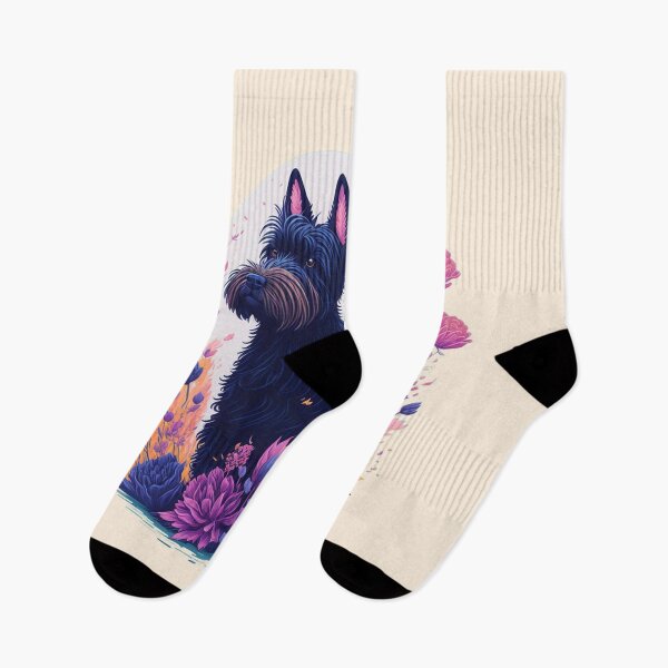 Item preview, scottish terrier dog by Flowers and moon designed and sold by shokA Design.